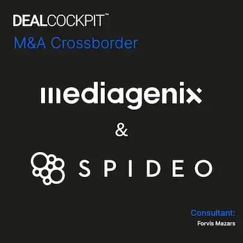 Mediagenix - Spideo - Crossborder M&A